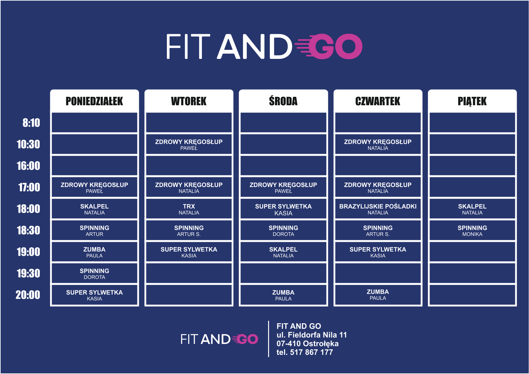 Fit and Go Siłownia Ostrołęka